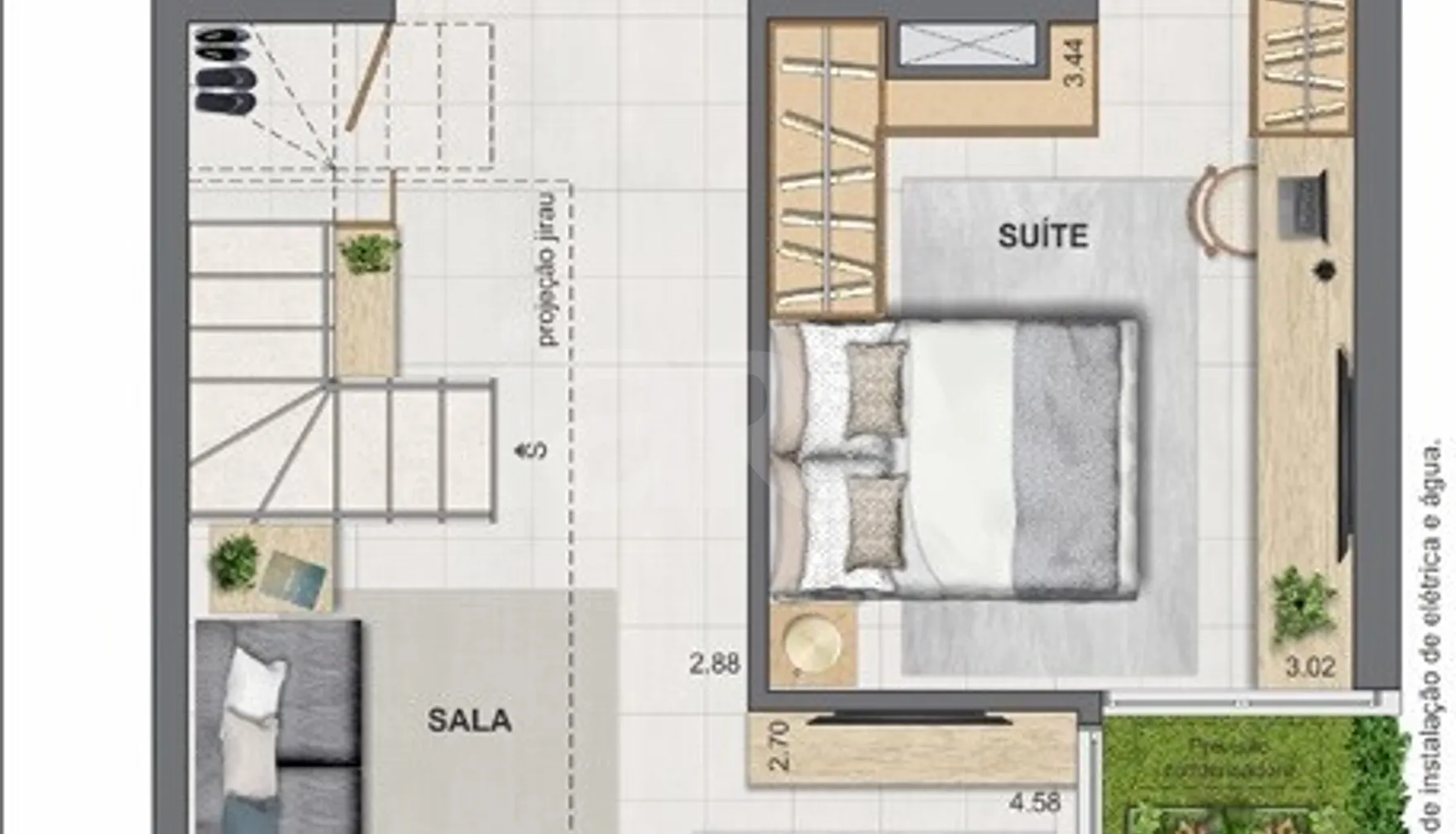 Planta — Garden 134,9 m²