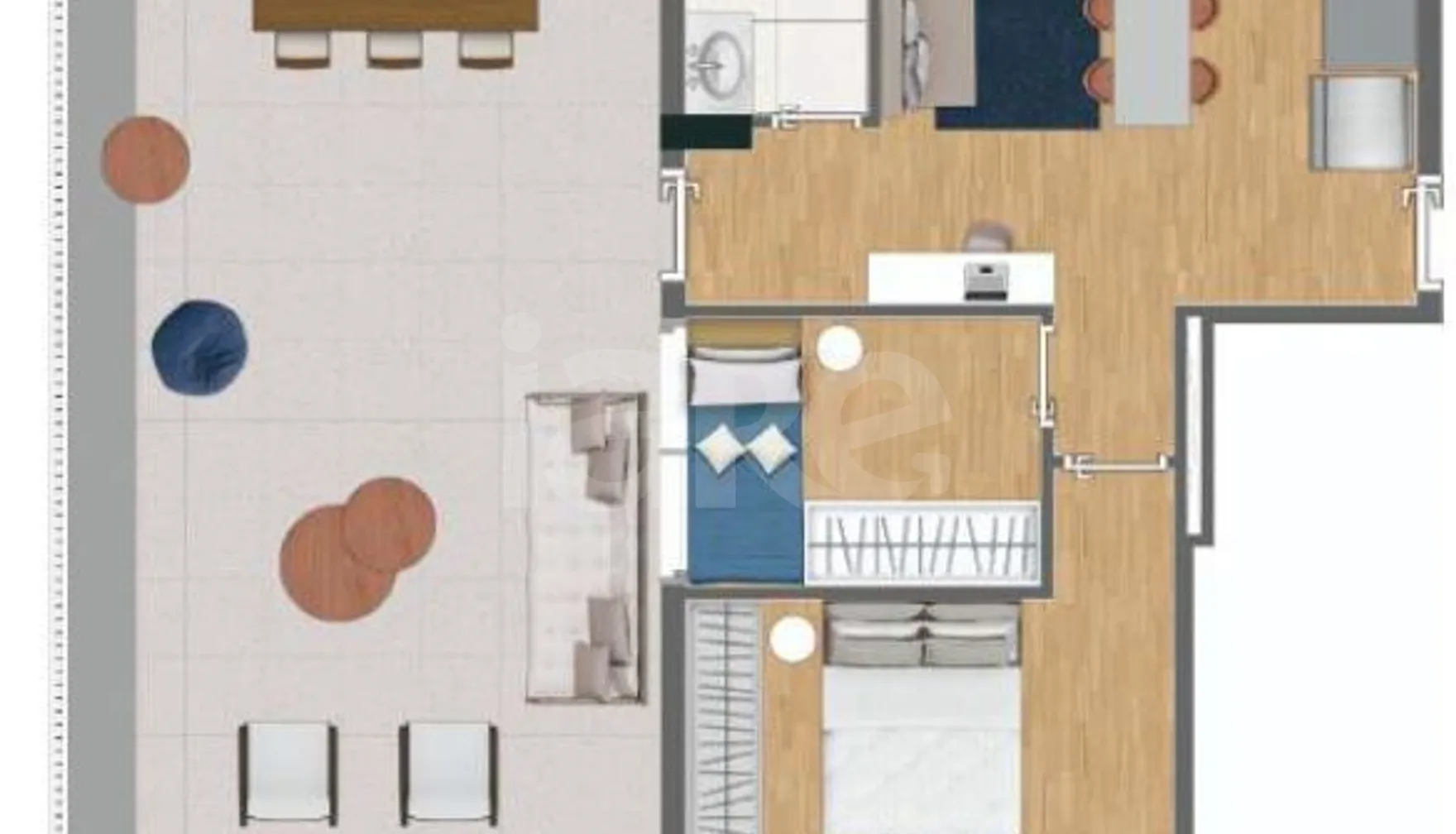 Planta — Garden 93,47 m²