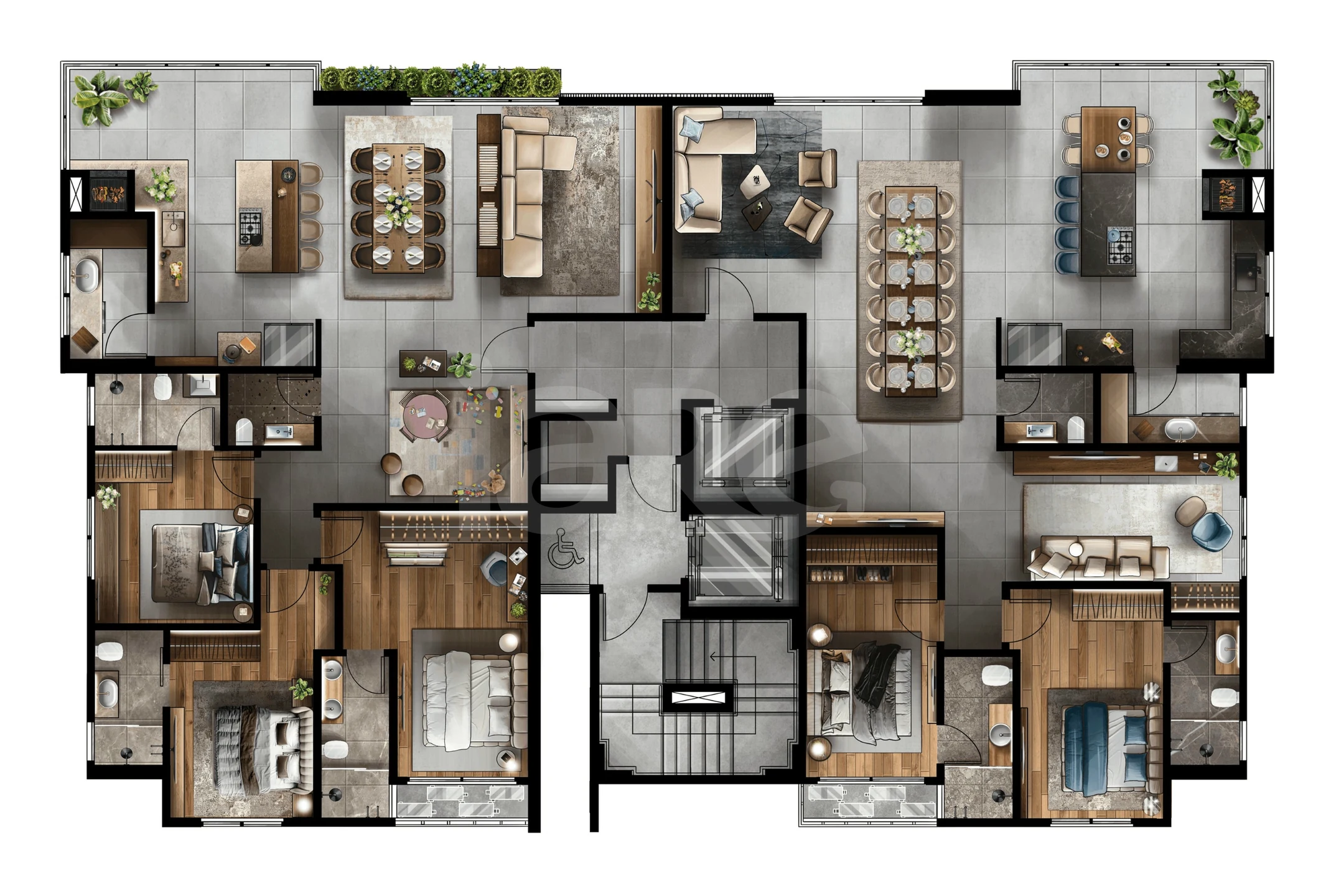 Planta — Pavimento gourmet