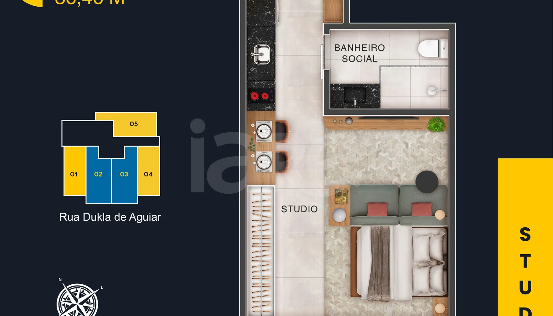 Planta — Colunas 02 e 03