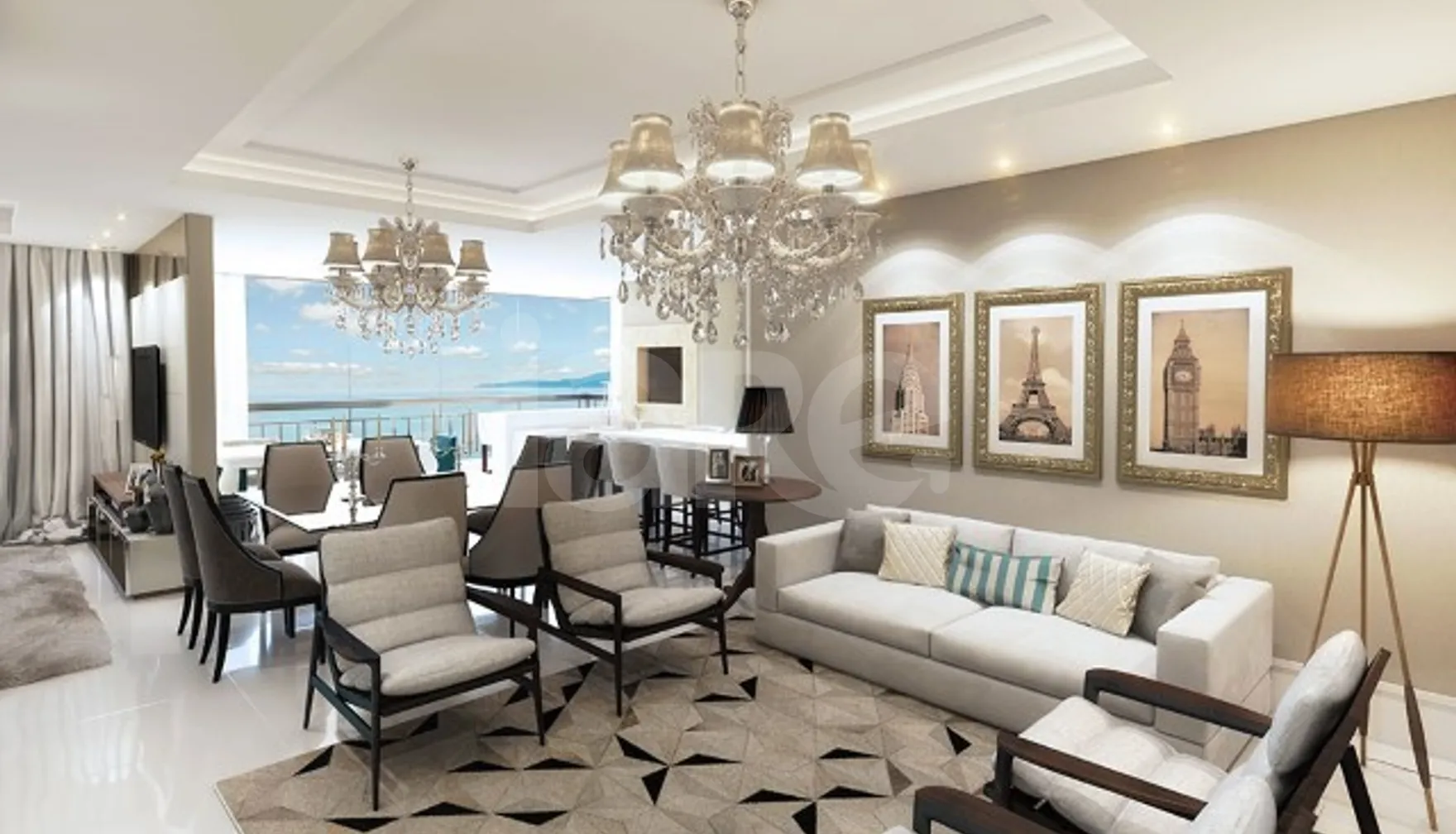 Residencial Villa de Siena - Apartamento com 187 m², em Meia Praia — foto 2