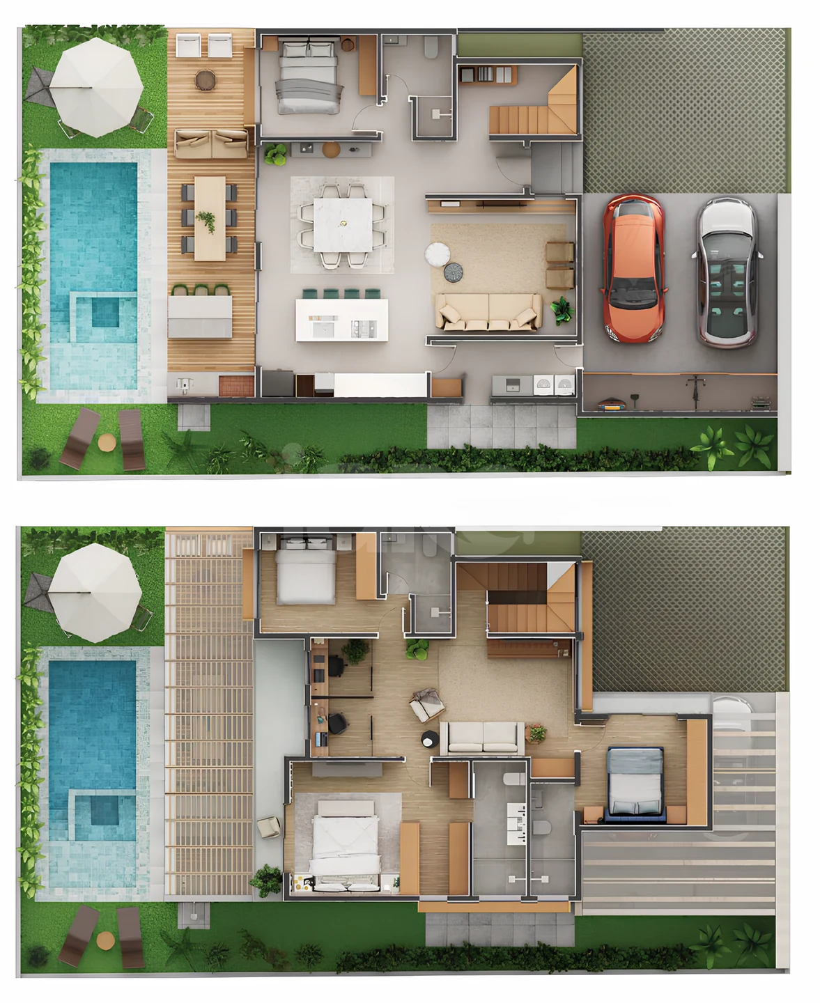 Planta — Casa em Condomínio 397,48 m²