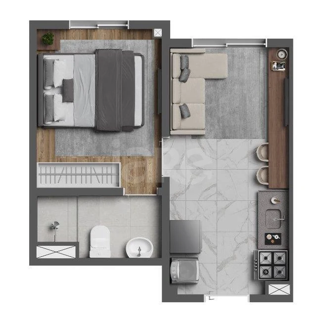 Planta — Garden 24 m²