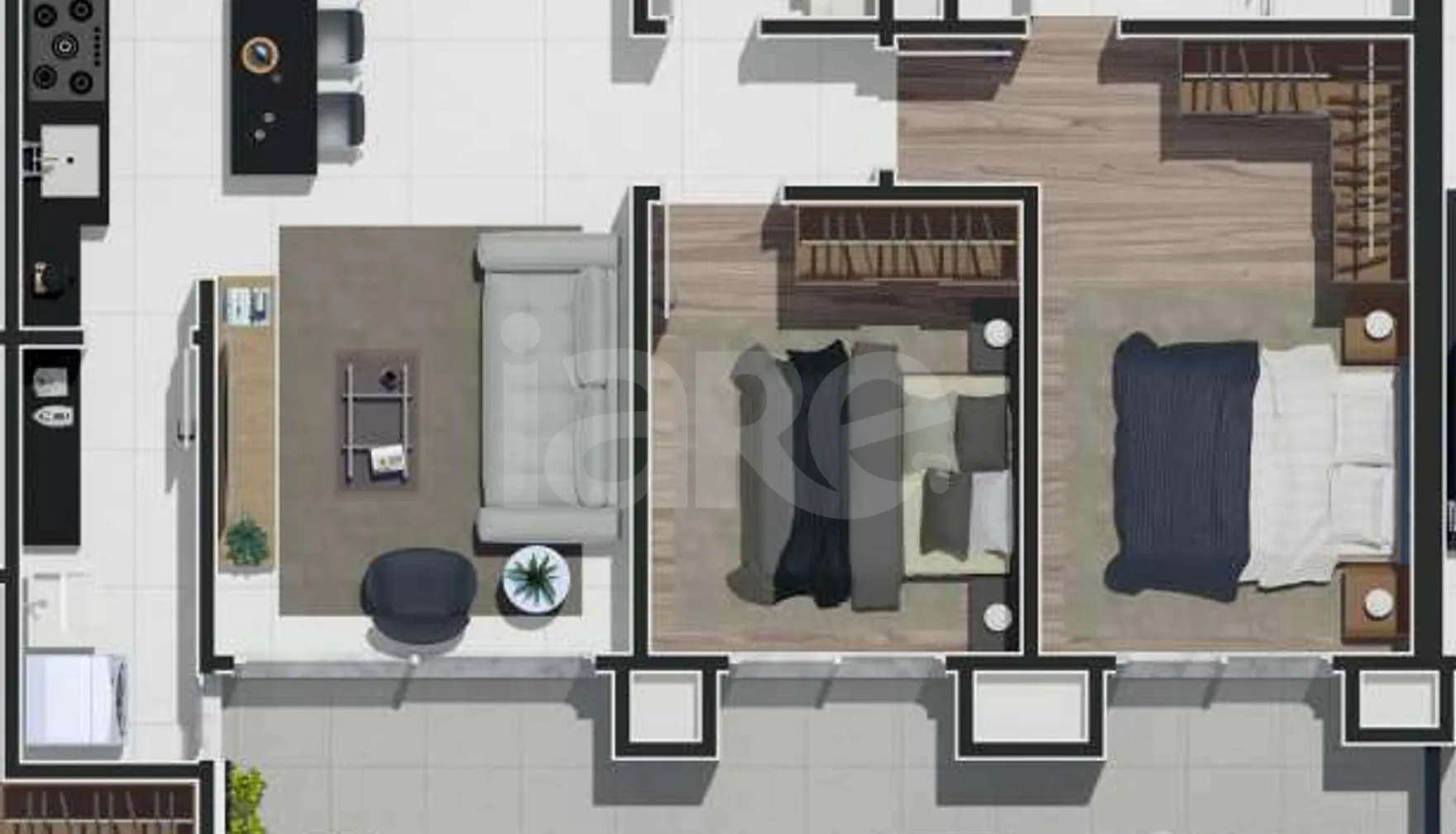 Planta — Apartamento 94,38 m²