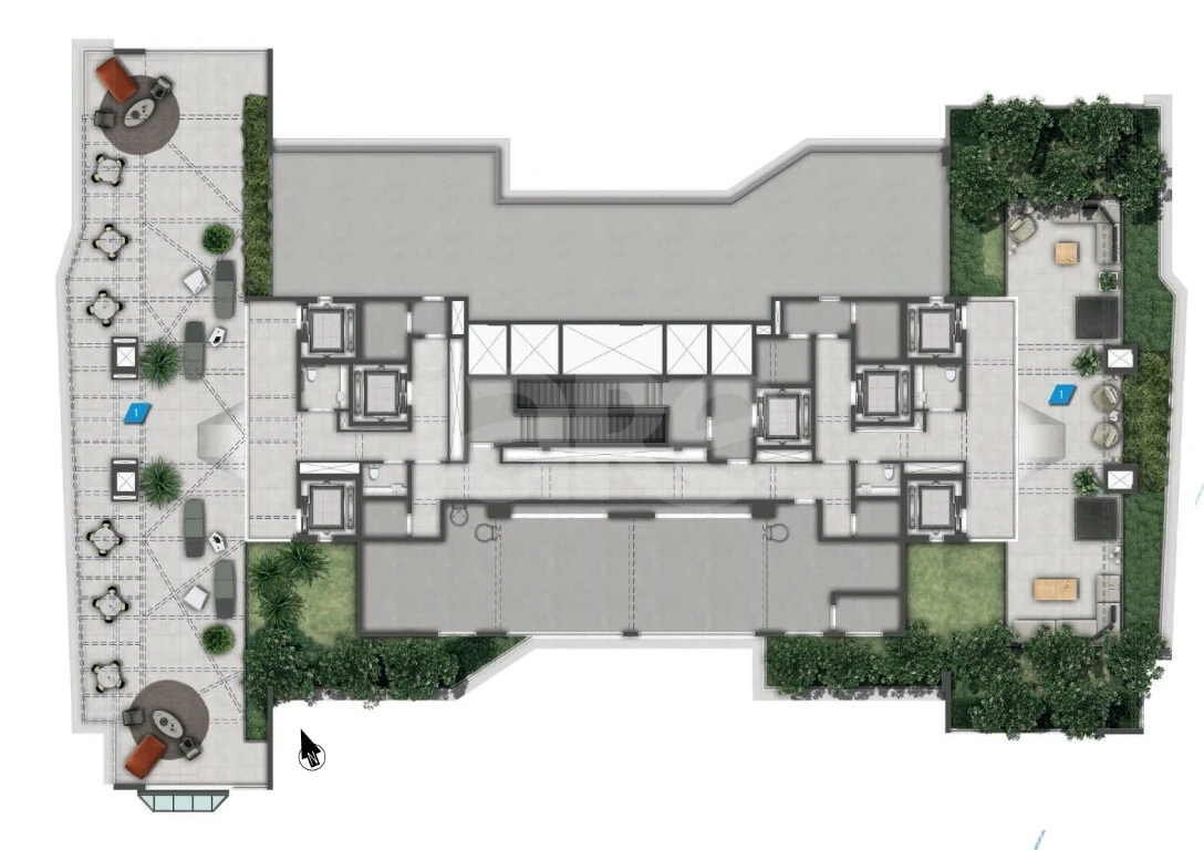 Planta — Pavimento rooftop