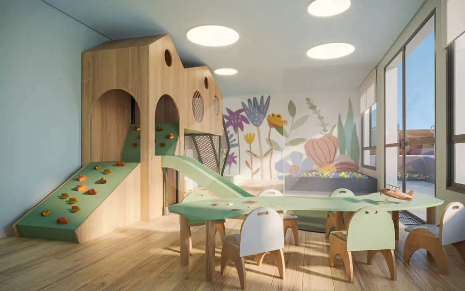 Bosque Santa Cruz by Diálogo Home Spaces - Apartamento com 41 m², em Alto do Ipiranga — foto 4