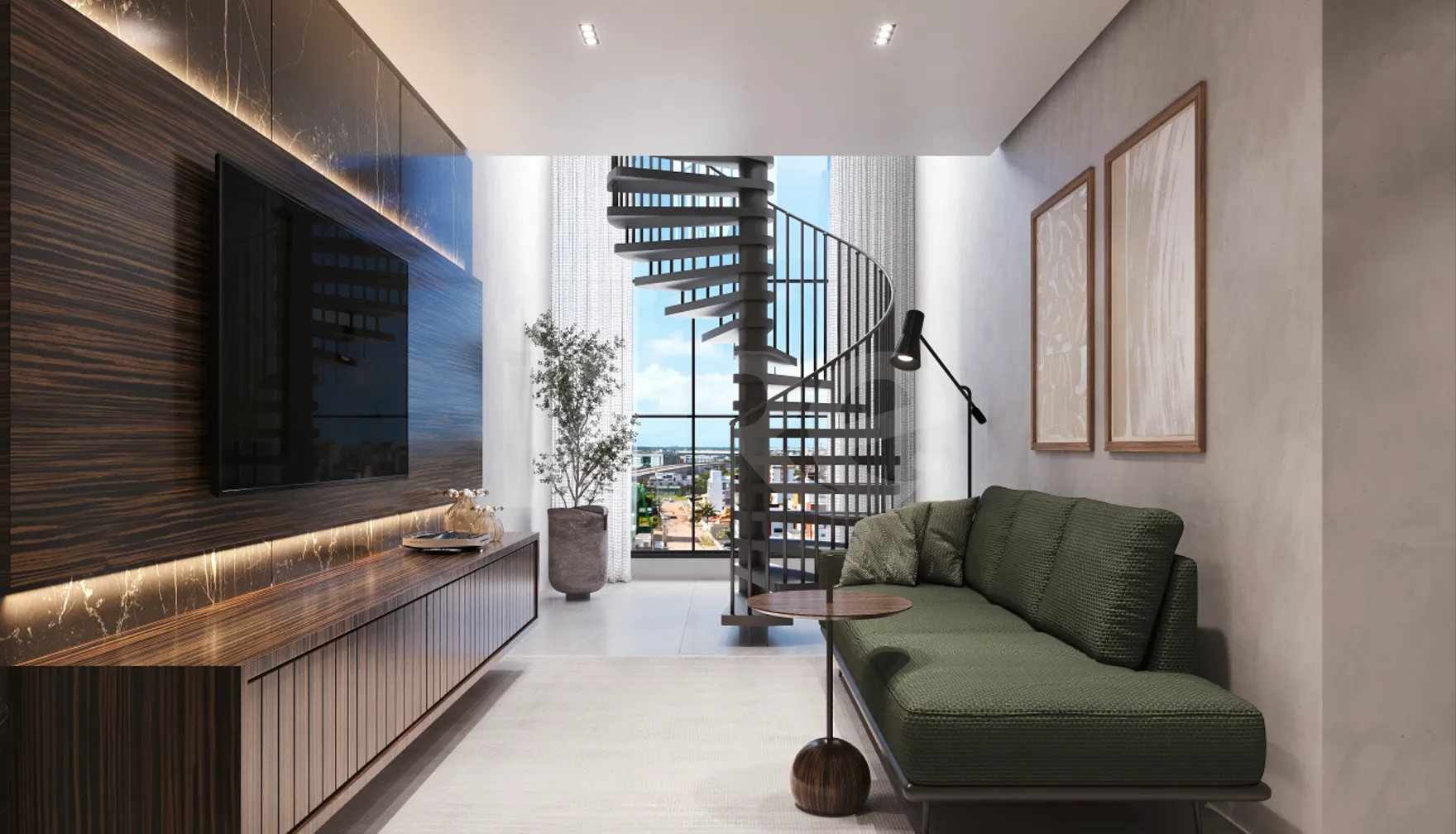 Plaza Bela Vista - Apartamento com 50,02 m², em Intermares — foto 2