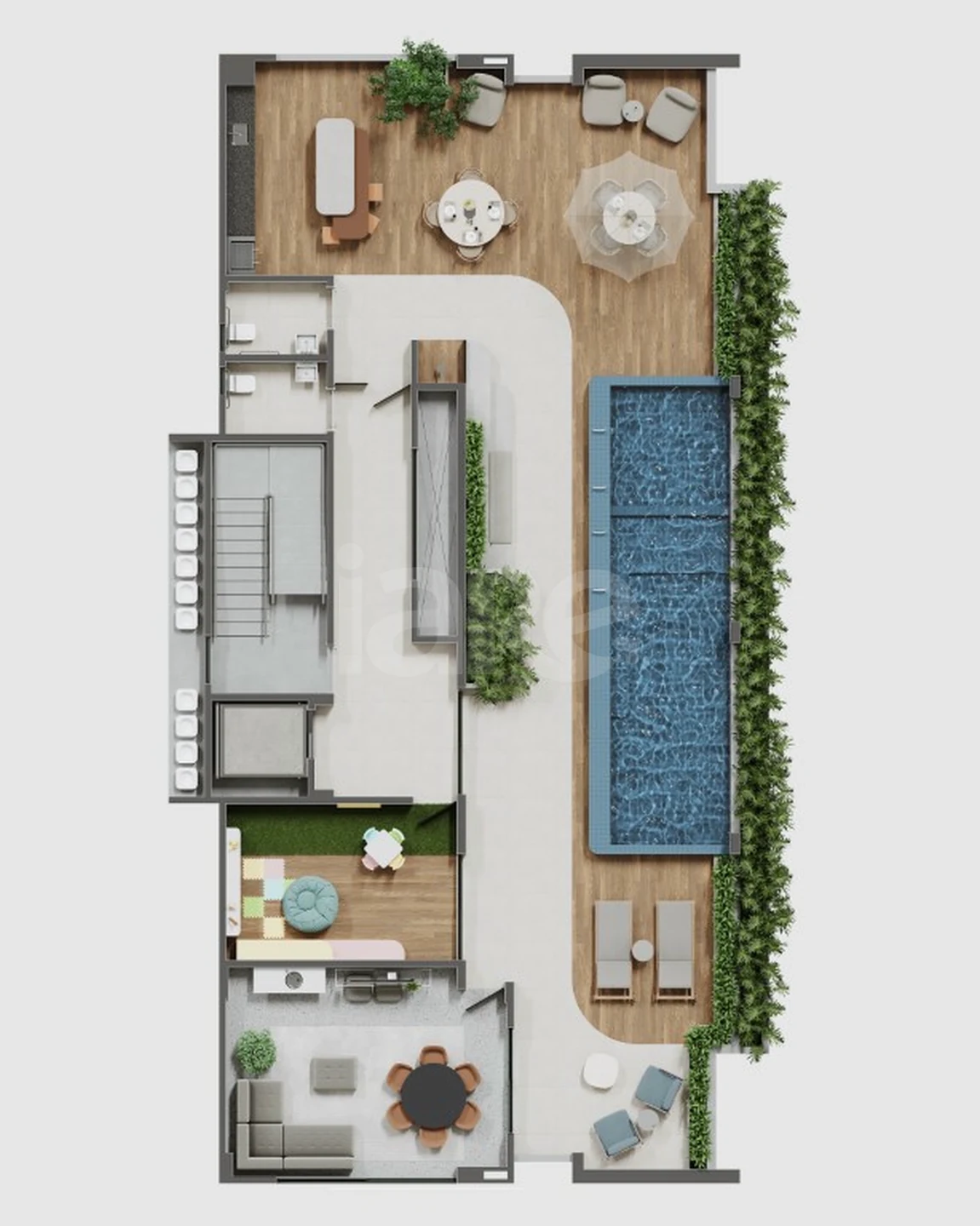 Planta — Pavimento rooftop