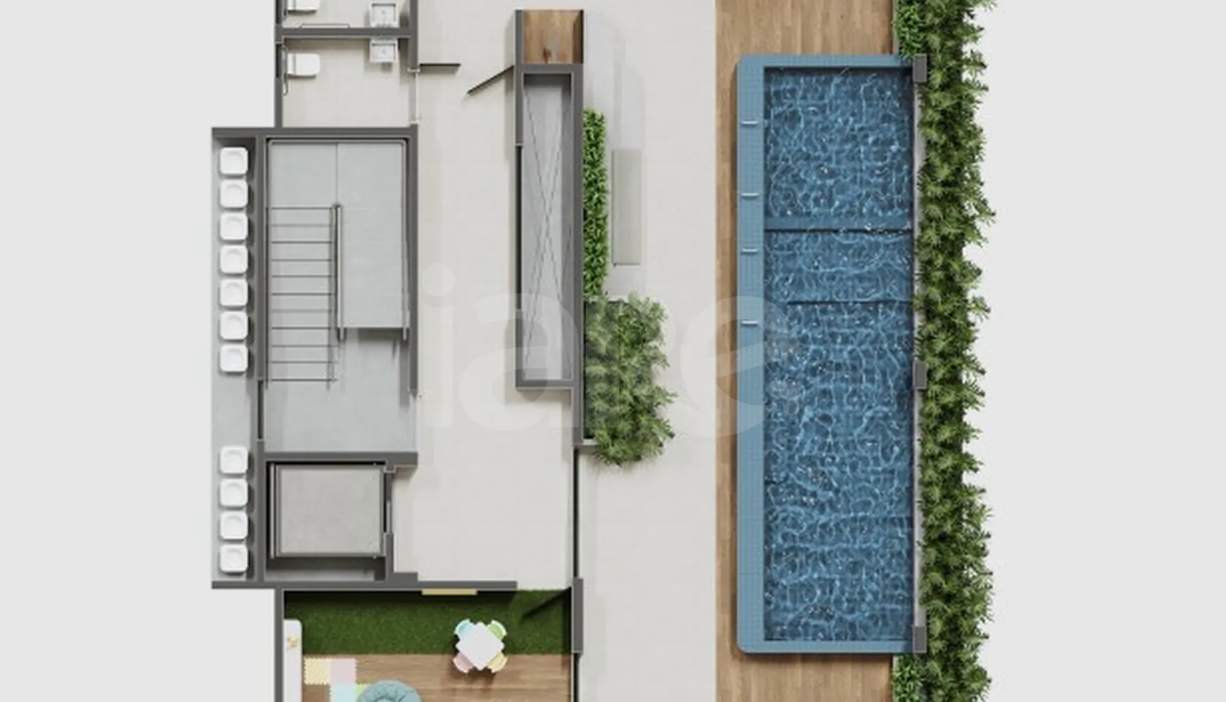 Planta — Pavimento rooftop