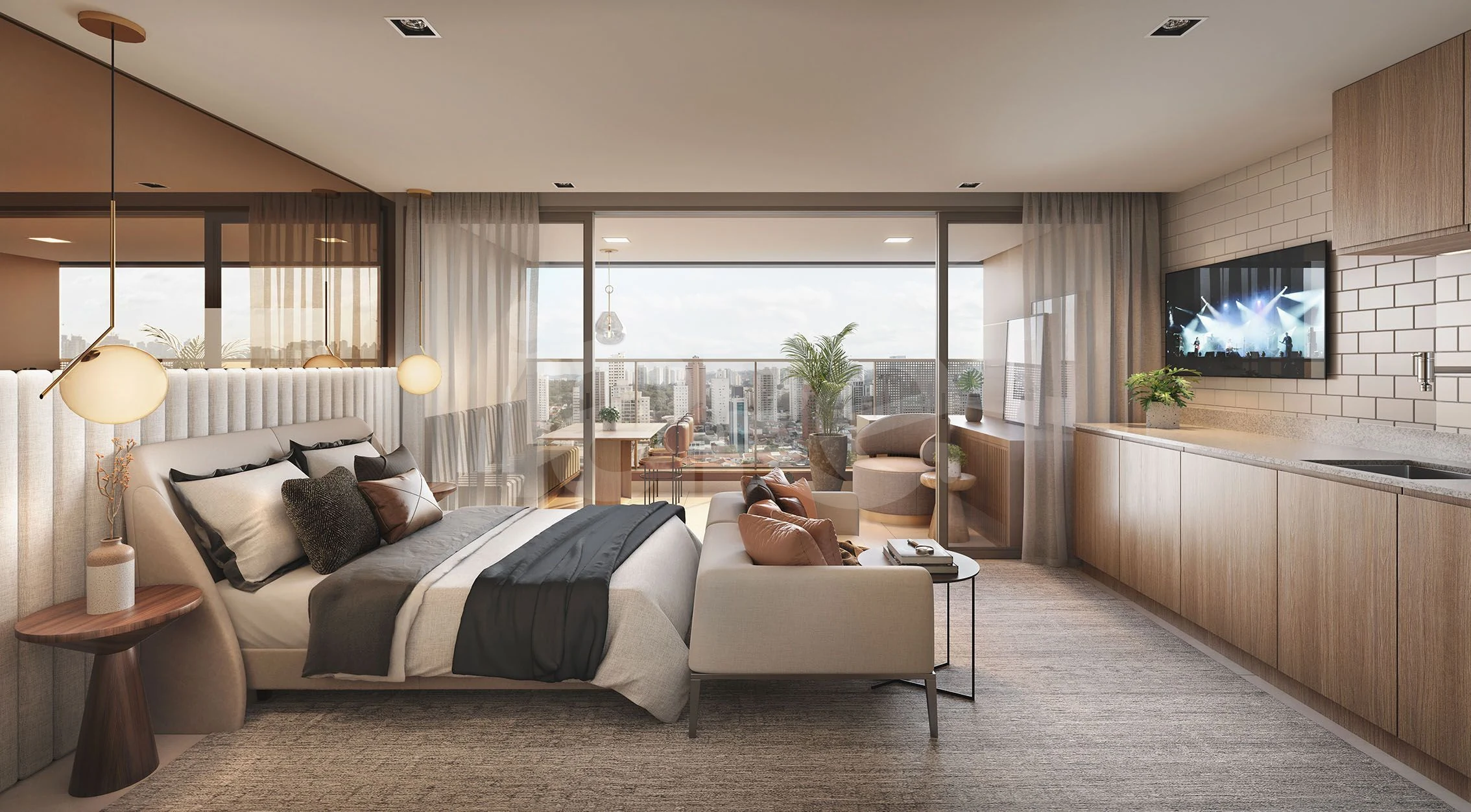 Helbor Open Mind - Studio com 32,41 m², em Chácara Santo Antônio — foto 2
