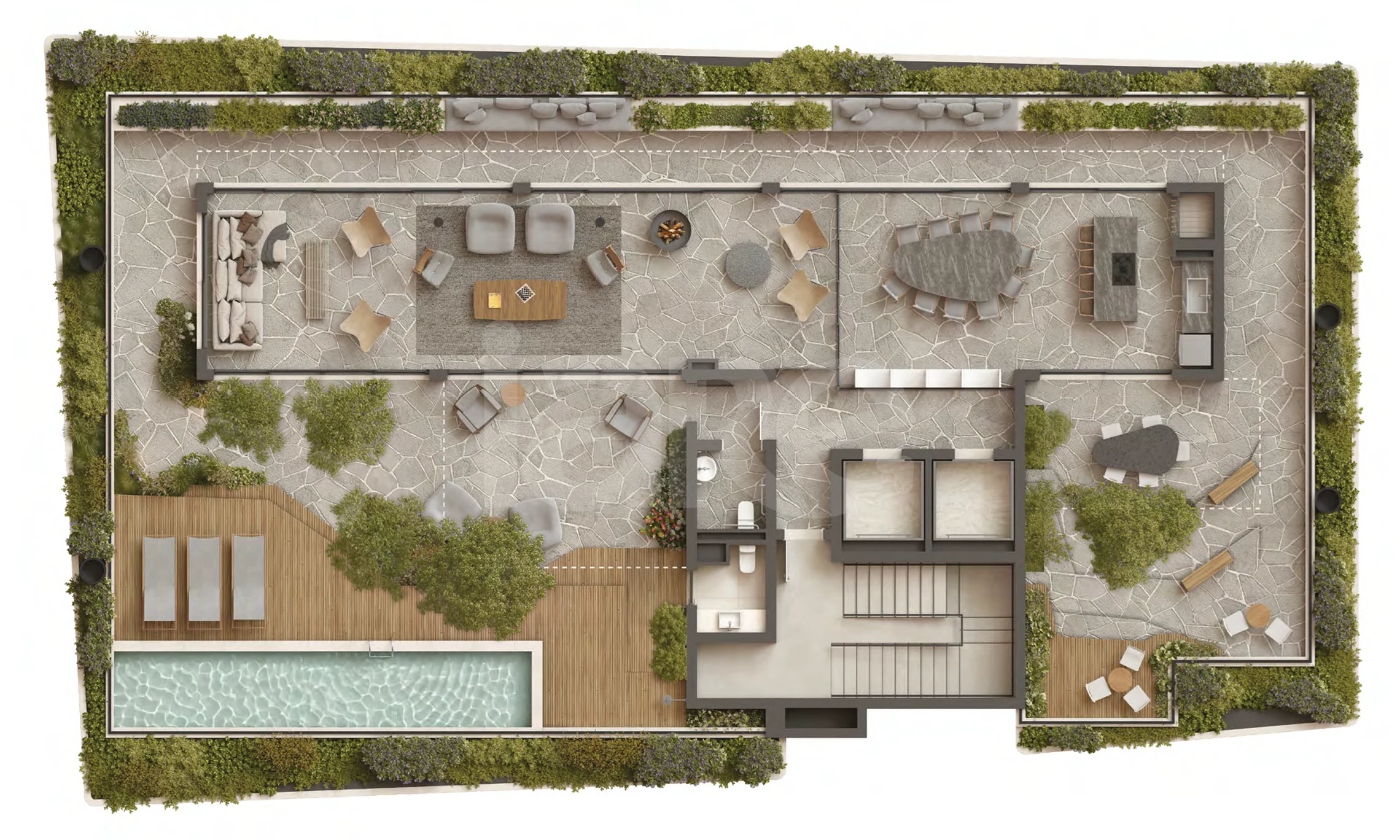 Planta — Pavimento rooftop